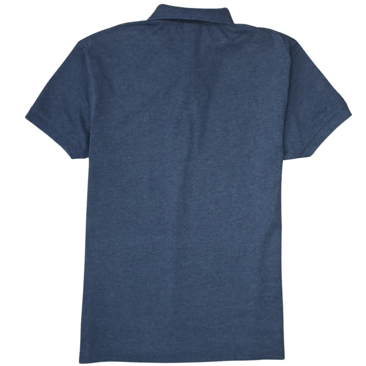 HUGO BOSS 90's Short Sleeves Quarter Button Polo Shirt Large Navy Blue sold by Vintage Club product image thumbnail 2