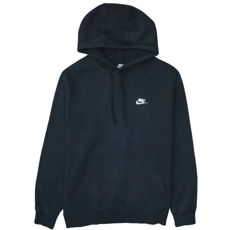 Nike 90's Swoosh Pullover Hoodie Large Black sold by Vintage Club