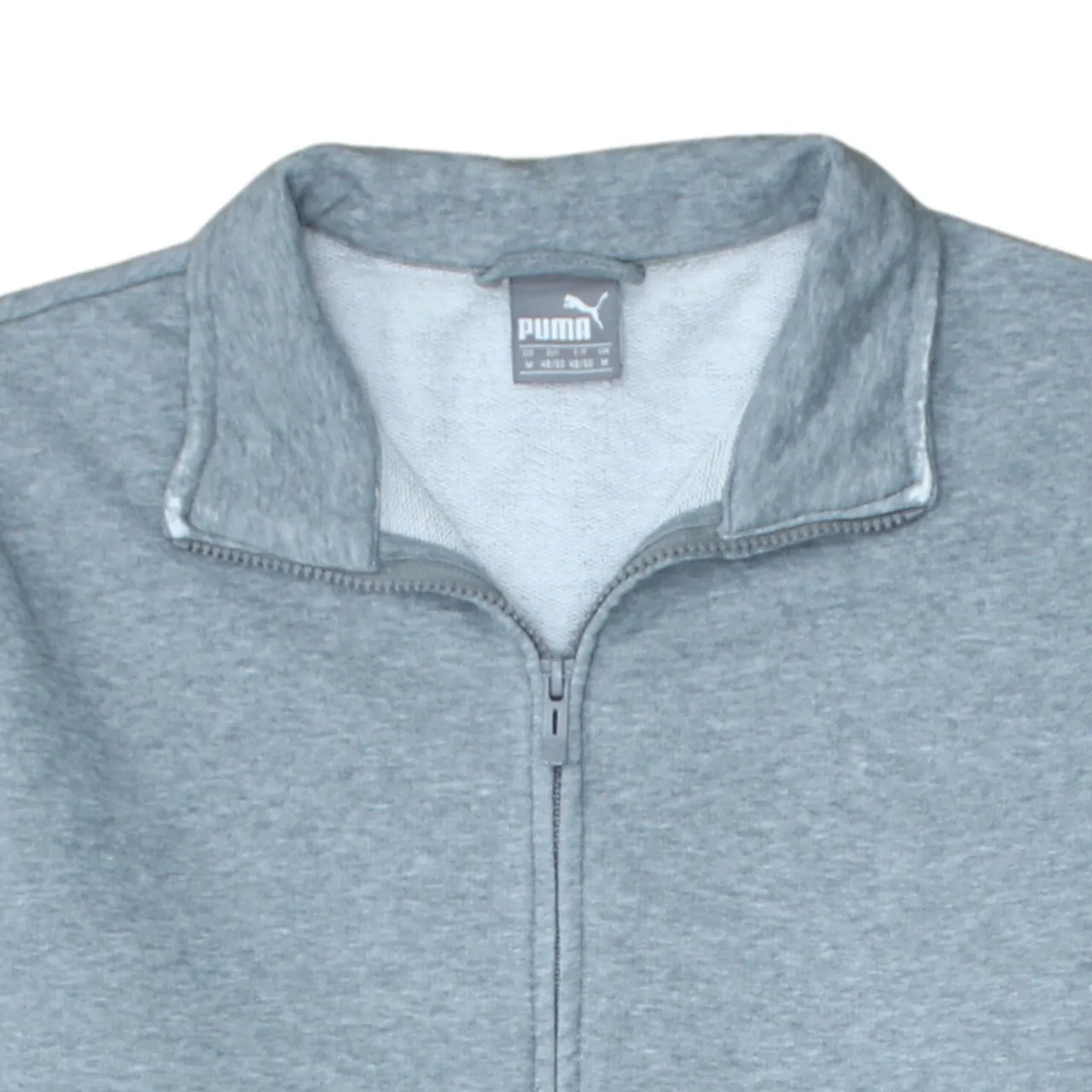 Puma 90's Plain Full Zip Up Sweatshirt Medium Grey sold by Vintage Club product image thumbnail 3