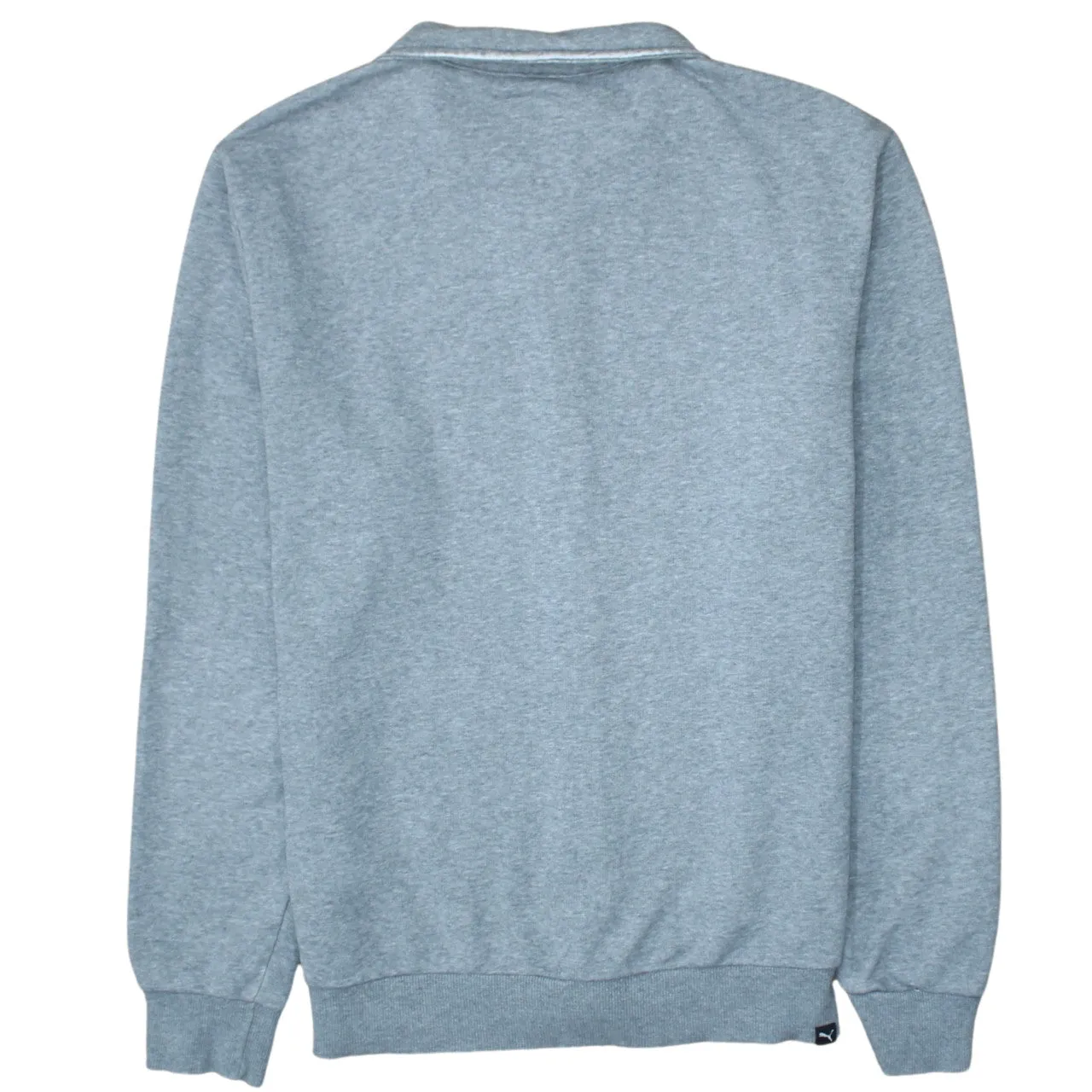 Puma 90's Plain Full Zip Up Sweatshirt Medium Grey sold by Vintage Club product image thumbnail 2