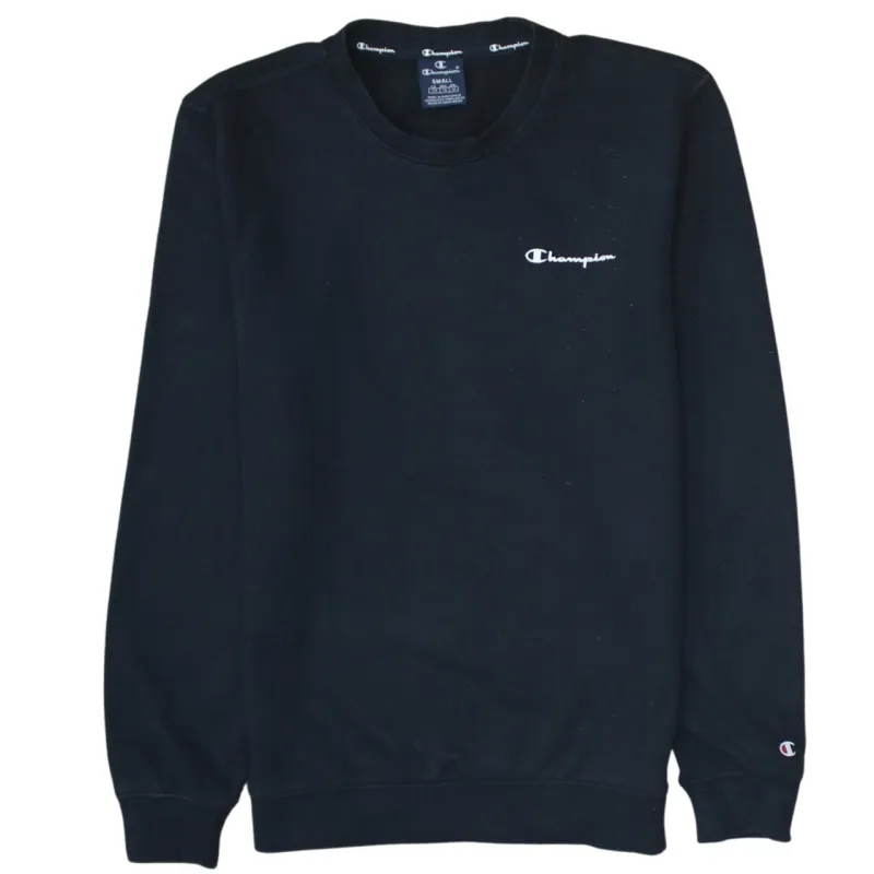 Champion 90's Lightweight Crew Neck Sweatshirt Small Black sold by Vintage Club