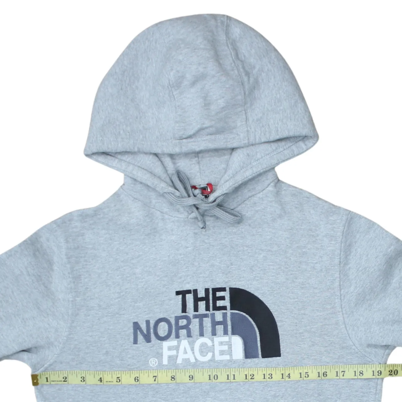 The North Face 90's Spellout Pullover Hoodie XSmall Grey sold by Vintage Club product image thumbnail 5