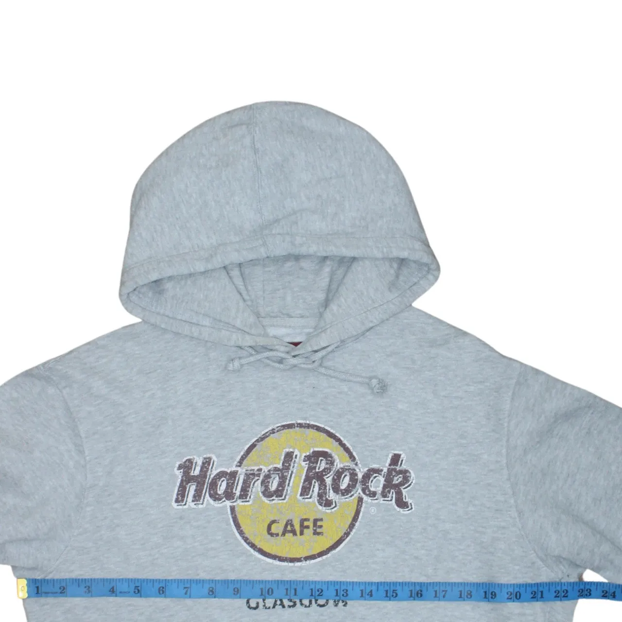 Hard Rock Cafe 90's Spellout Pullover Hoodie Large Grey sold by Vintage Club product image thumbnail 5