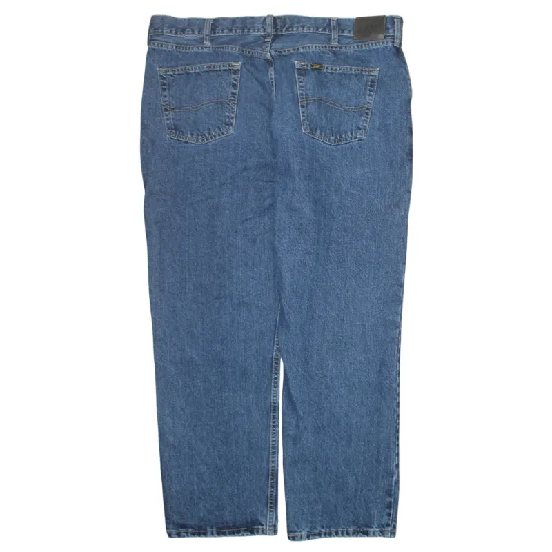 Lee 90's Lightwash Straight Leg Baggy Jeans / Pants 42 Blue sold by Vintage Club