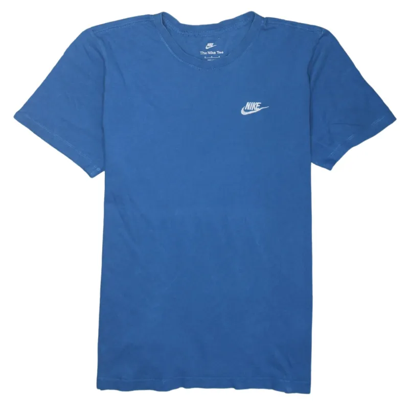 Nike 90's Swoosh Short Sleeves T Shirt Medium Blue sold by Vintage Club