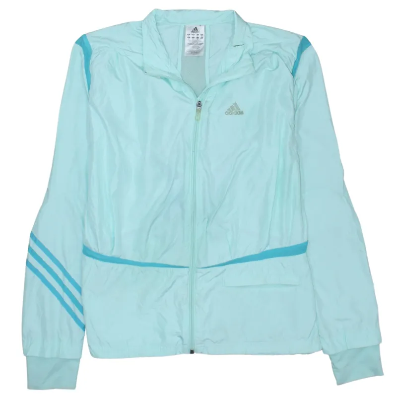 Adidas 90's Lightweight Full Zip Up Windbreaker Medium  Blue sold by Vintage Club