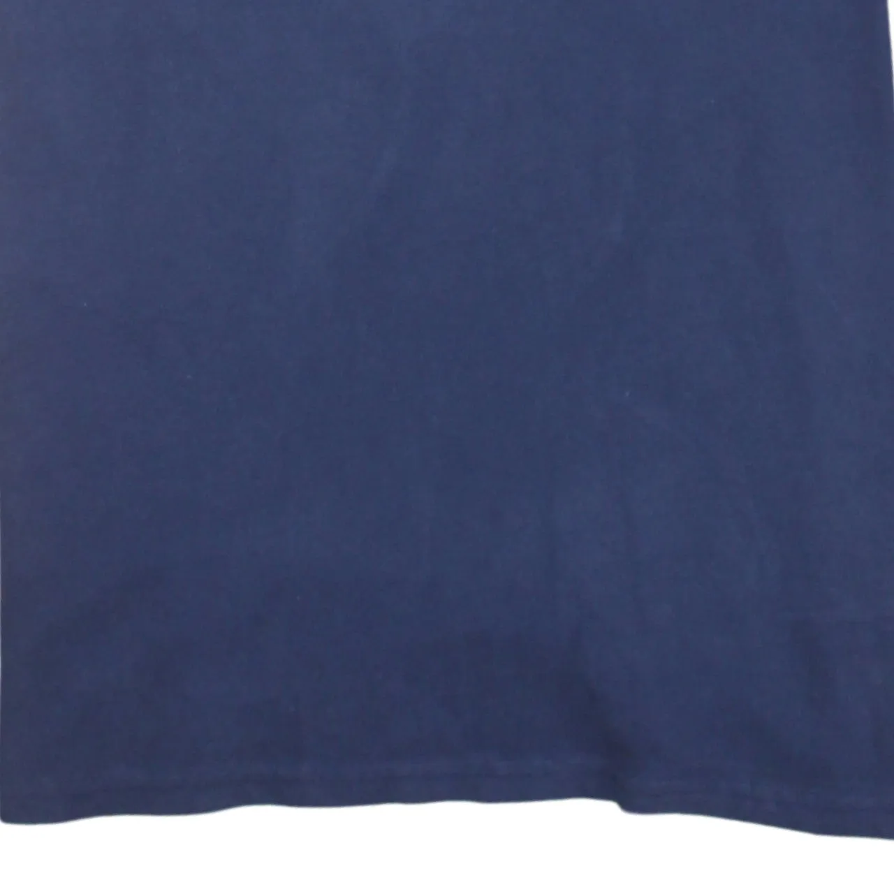 Fila 90's Short Sleeves Quarter Zip Polo Shirt Large Navy Blue sold by Vintage Club product image thumbnail 4