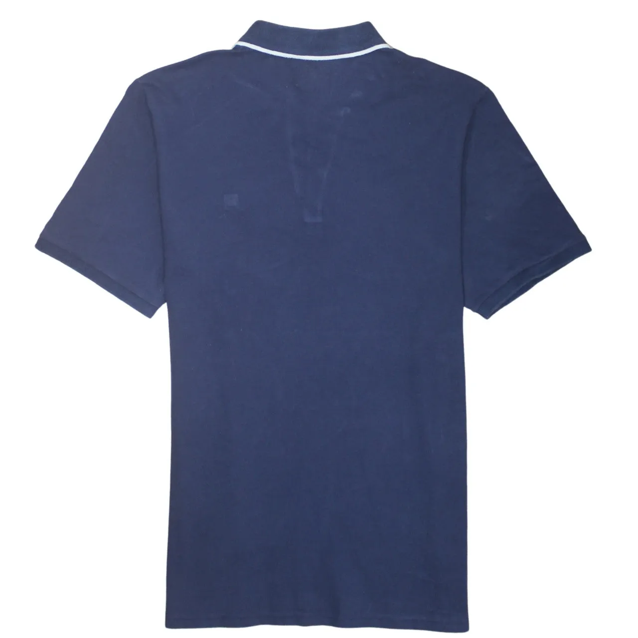 Fila 90's Short Sleeves Quarter Zip Polo Shirt Large Navy Blue sold by Vintage Club product image thumbnail 2