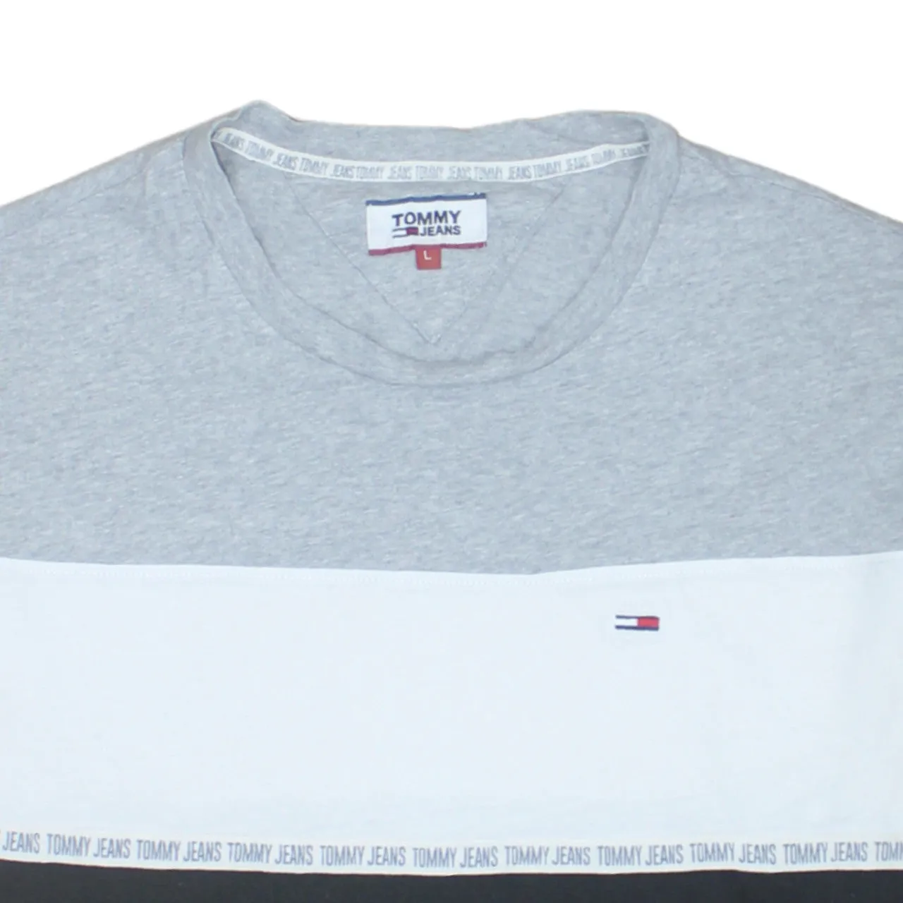 Tommy Jeans 90's Short Sleeves Crew Neck T Shirt Large Black sold by Vintage Club product image thumbnail 3