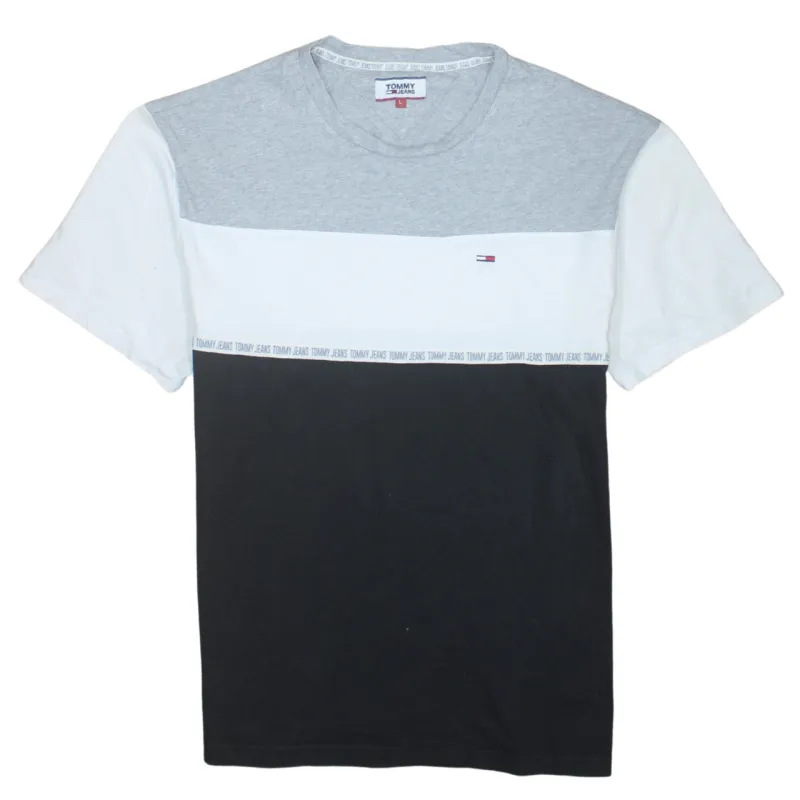 Tommy Jeans 90's Short Sleeves Crew Neck T Shirt Large Black made by Vintage Club