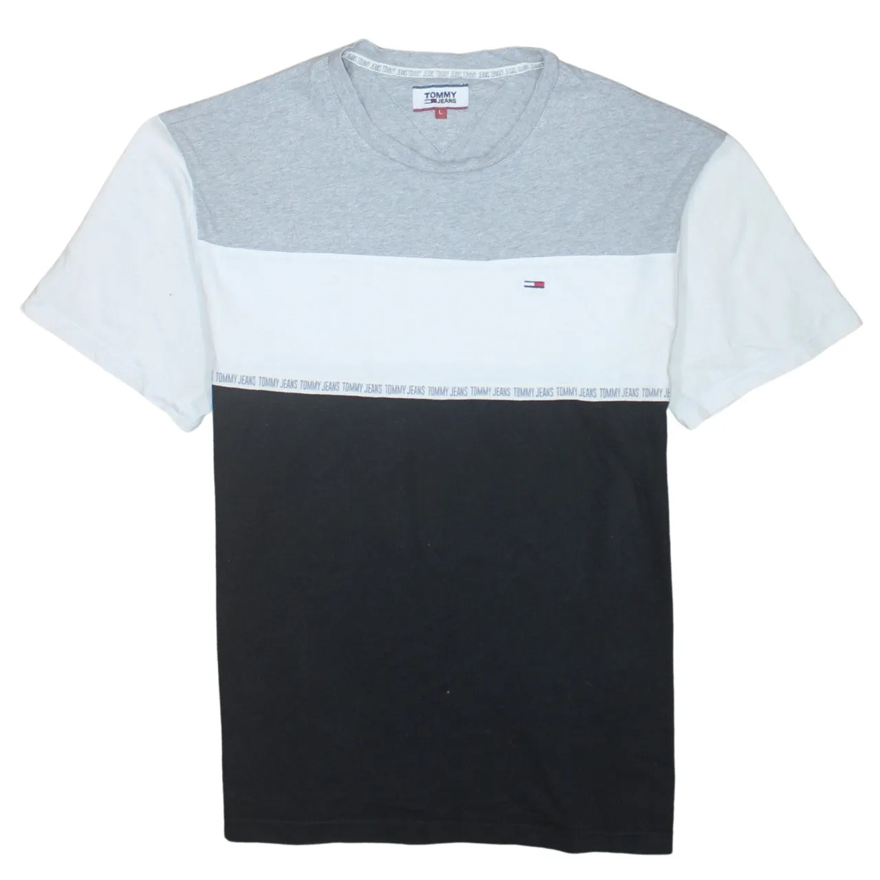 Tommy Jeans 90's Short Sleeves Crew Neck T Shirt Large Black sold by Vintage Club