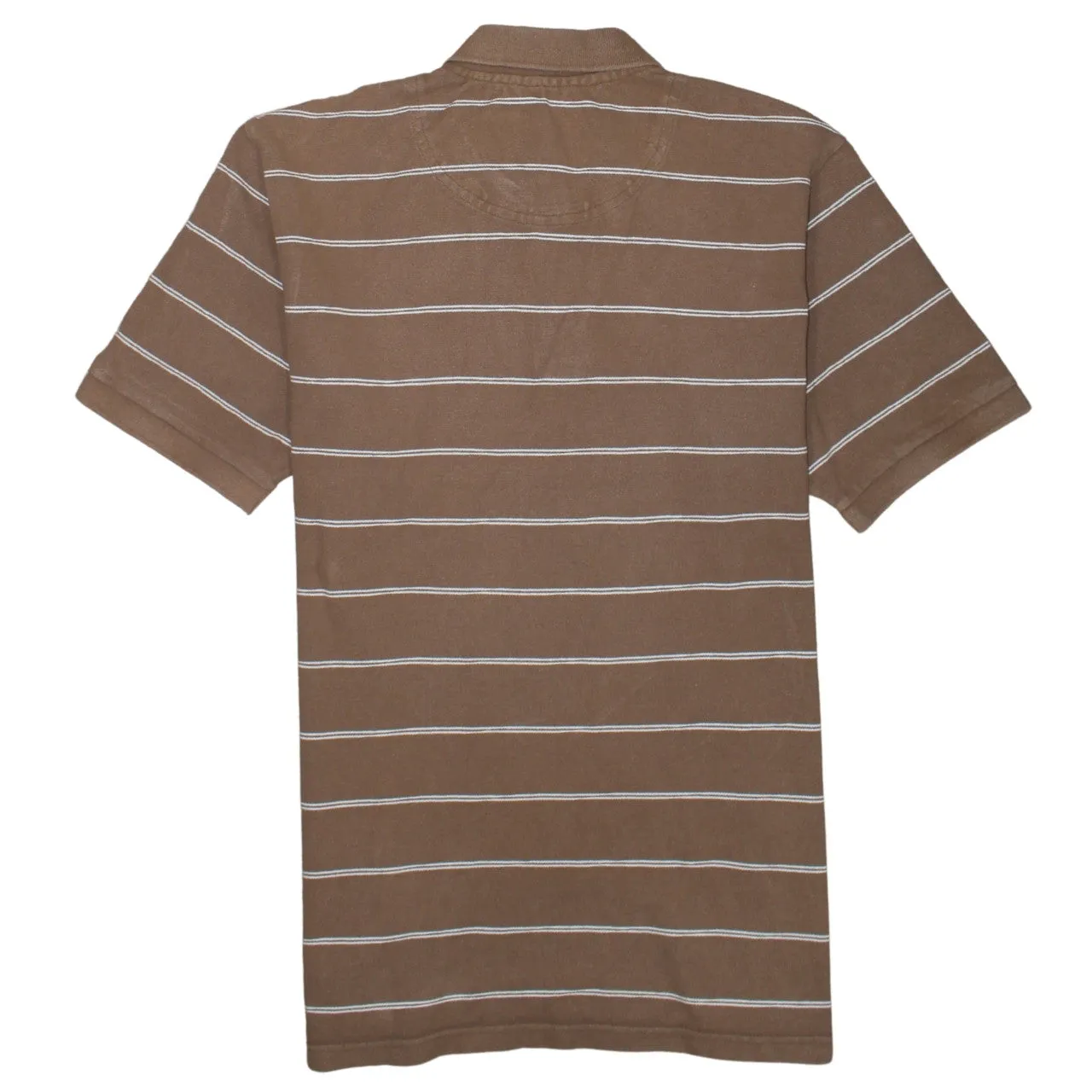 Timberland 90's Short Sleeves Quarter Button Polo Shirt Medium Brown sold by Vintage Club product image thumbnail 2