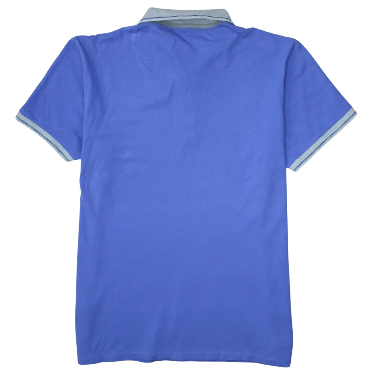 HUGO BOSS 90's Short Sleeves Quarter Button Polo Shirt XXXLarge (3XL) Navy Blue sold by Vintage Club product image thumbnail 2