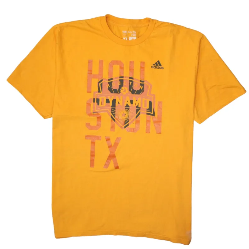 Adidas 90's Short Sleeves Crew Neck T Shirt XLarge Yellow sold by Vintage Club