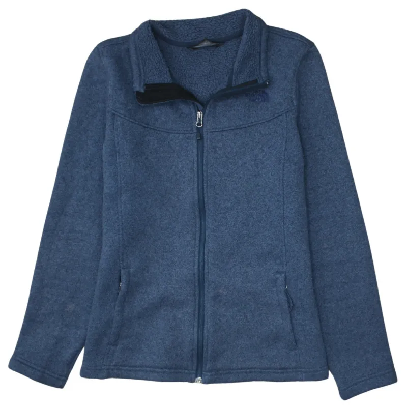 The North Face 90's Lightweight Full Zip Up Sweatshirt Large Blue sold by Vintage Club