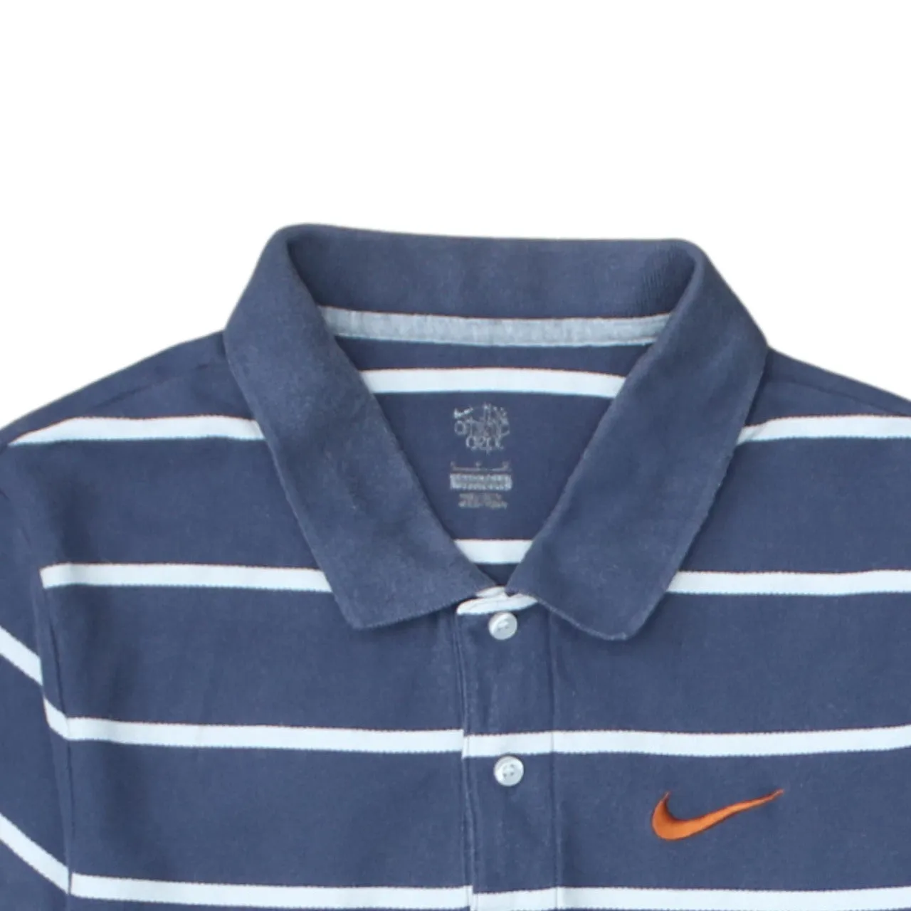 Nike 90's Swoosh Short Sleeves Polo Shirt Small Navy Blue sold by Vintage Club product image thumbnail 3