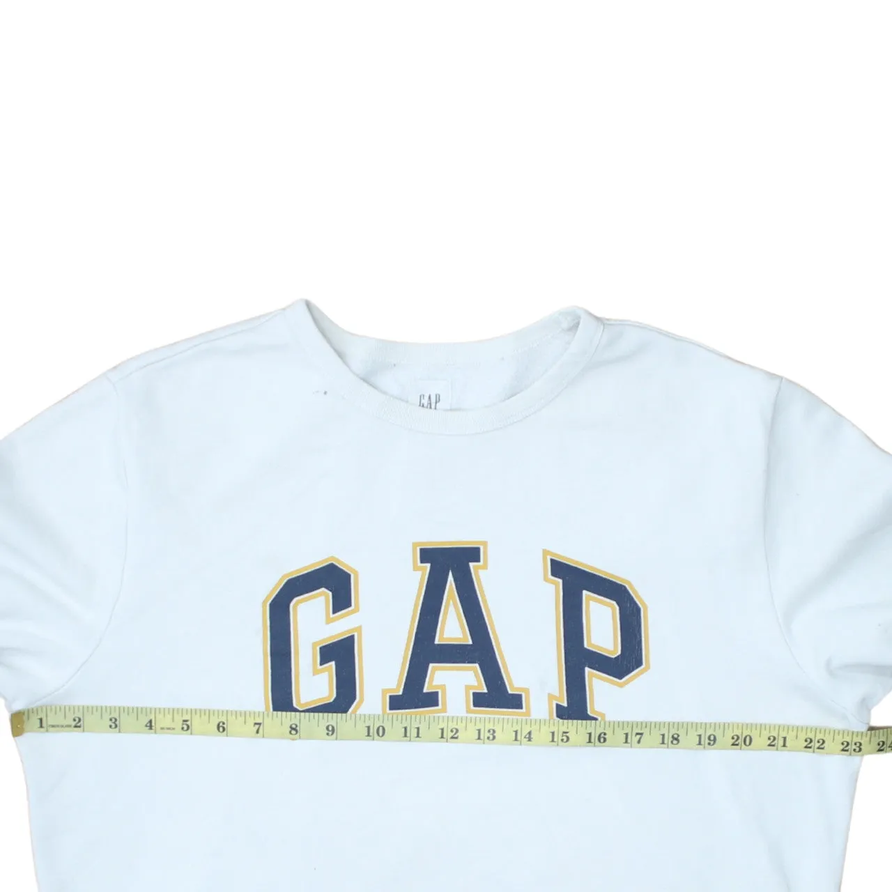 Gap 90's Spellout Crew Neck Sweatshirt Large White sold by Vintage Club product image thumbnail 5