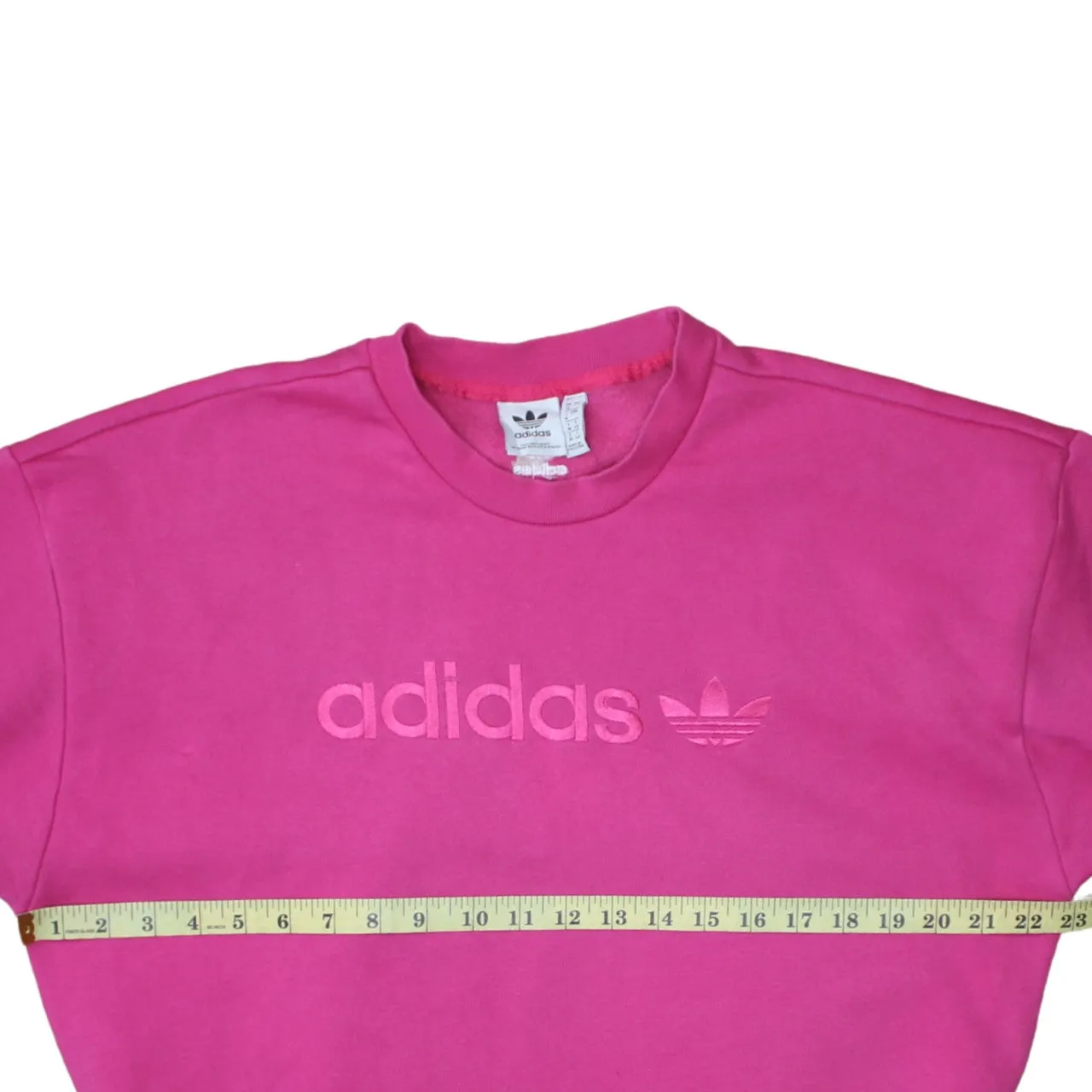 Adidas 90's Spellout Crew Neck Sweatshirt XLarge Pink sold by Vintage Club product image thumbnail 5