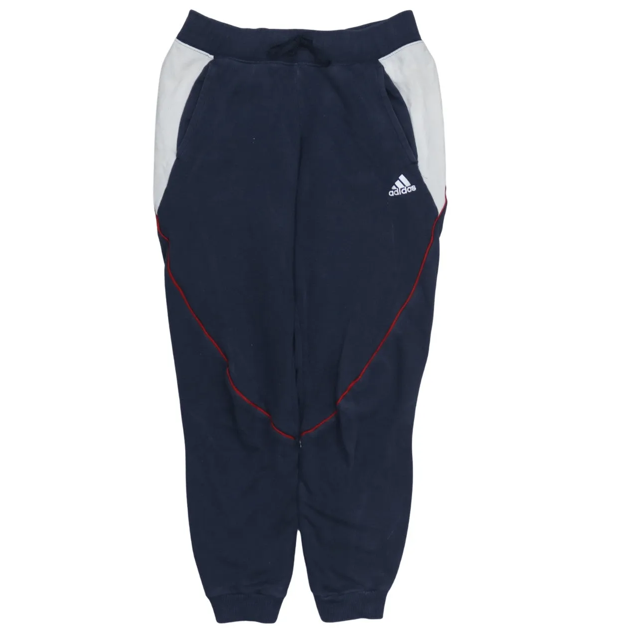 Adidas 90's Rib Cuff Casual Joggers / Sweatpants XSmall Navy Blue sold by Vintage Club