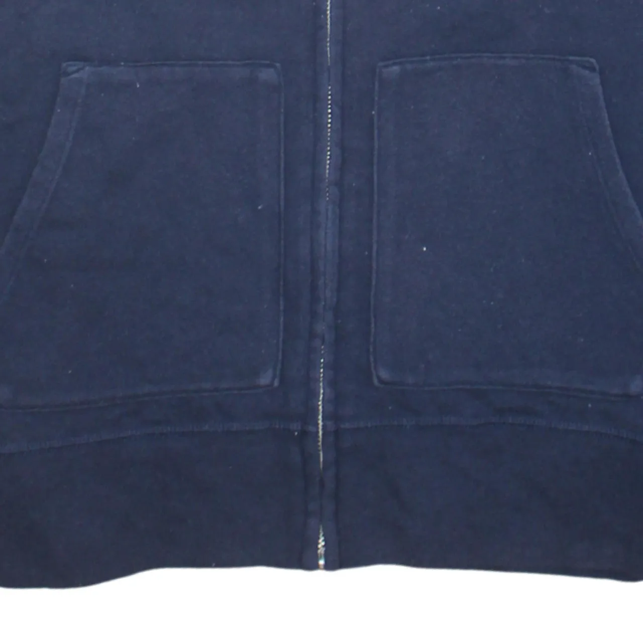Gap 90's Spellout Full Zip Up Hoodie Large Navy Blue sold by Vintage Club product image thumbnail 4