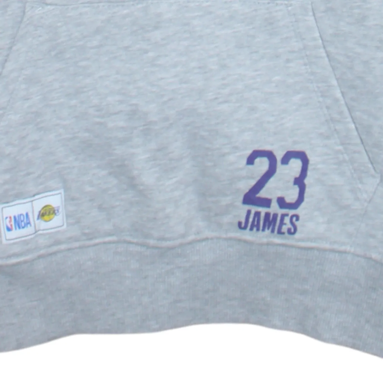 NBA 90's Los Angeles Lakers Pullover Hoodie Small Grey sold by Vintage Club product image thumbnail 4