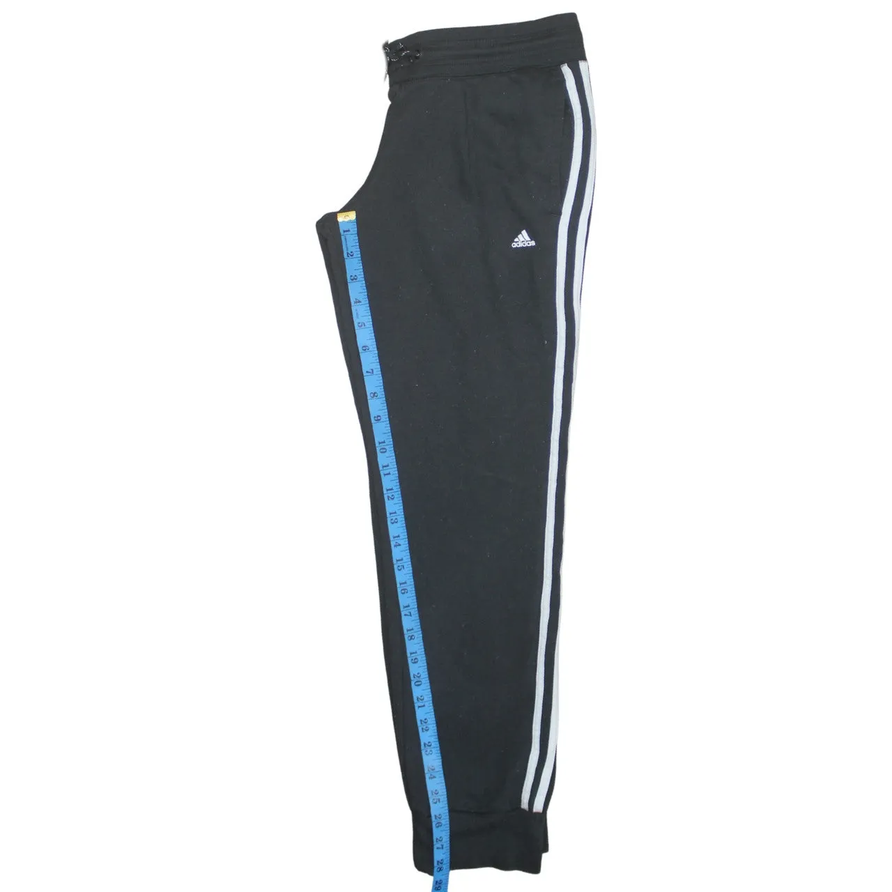 Adidas 90's 3 Stripes Casual Joggers / Sweatpants Medium Black sold by Vintage Club product image thumbnail 5