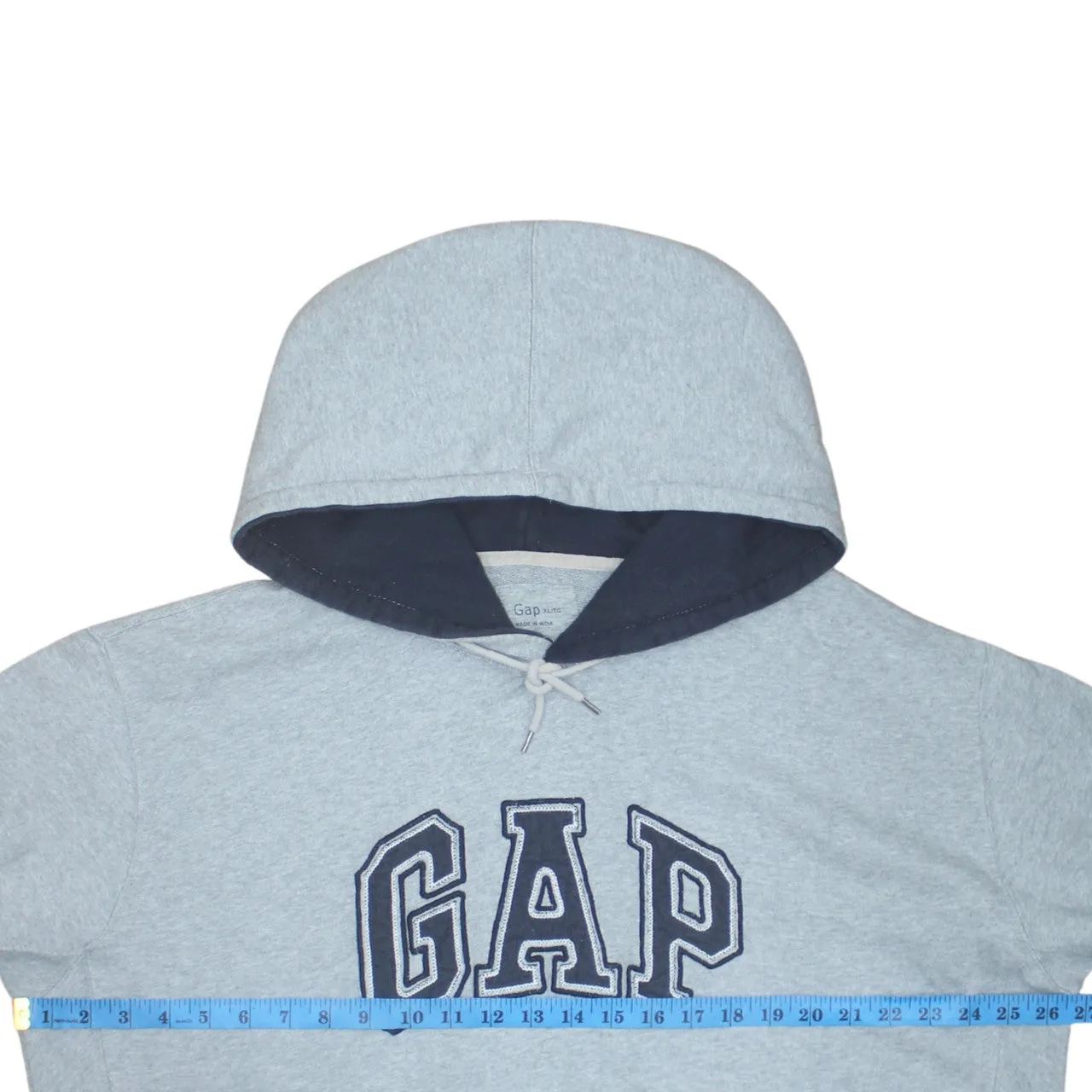 Gap 90's Spellout Pullover Hoodie XLarge Grey sold by Vintage Club product image thumbnail 5