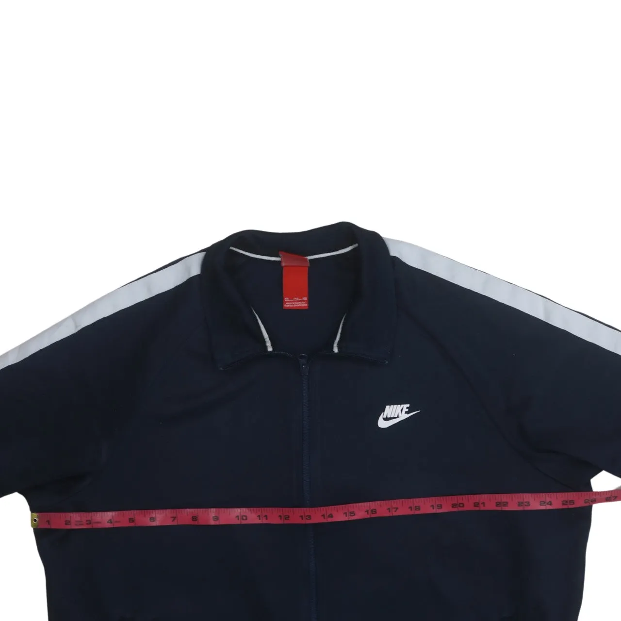 Nike 90's Swoosh Full Zip Up Sweatshirt XXLarge (2XL) Navy Blue sold by Vintage Club product image thumbnail 5