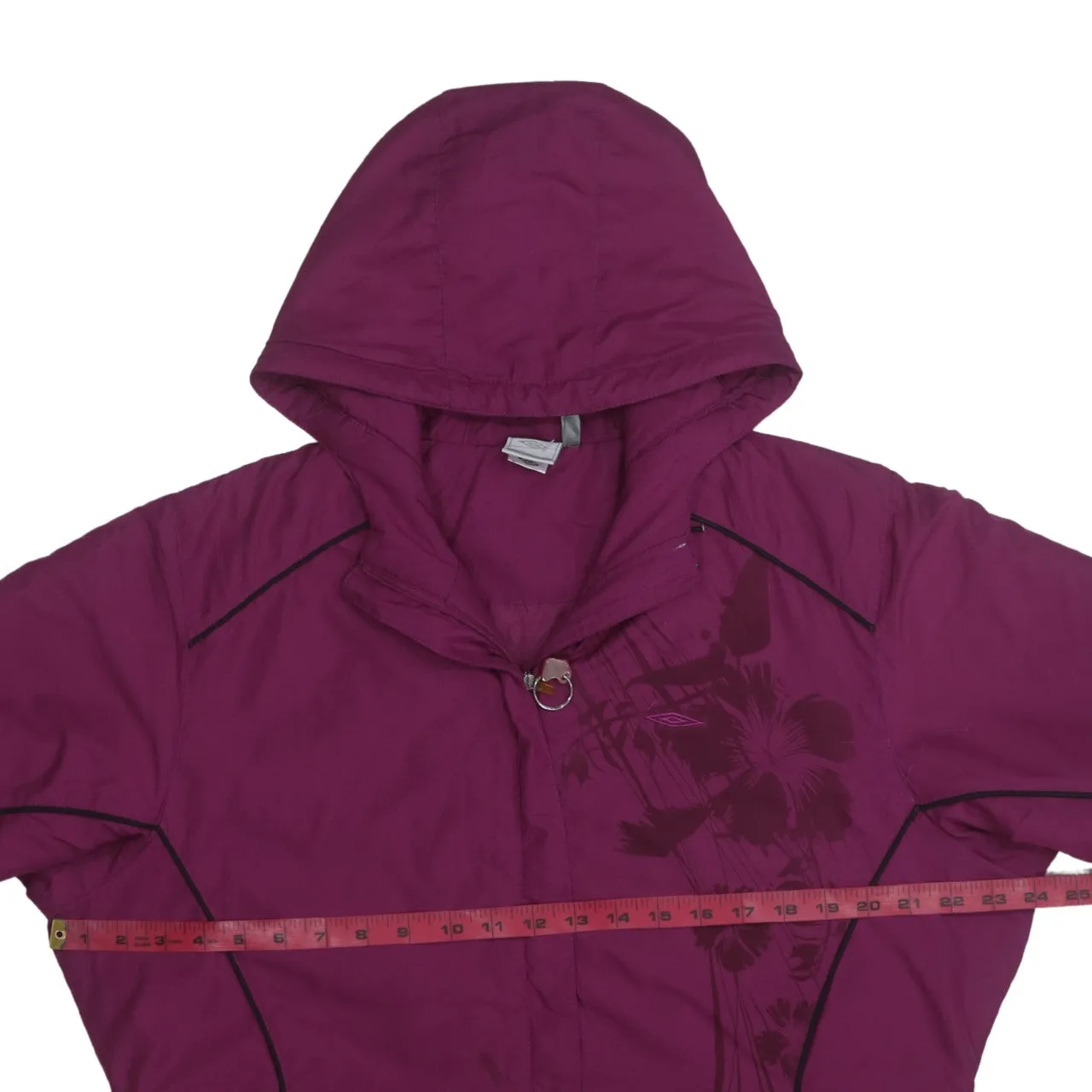 Umbro 90's Hooded Full Zip Up Windbreaker Large Pink sold by Vintage Club product image thumbnail 5