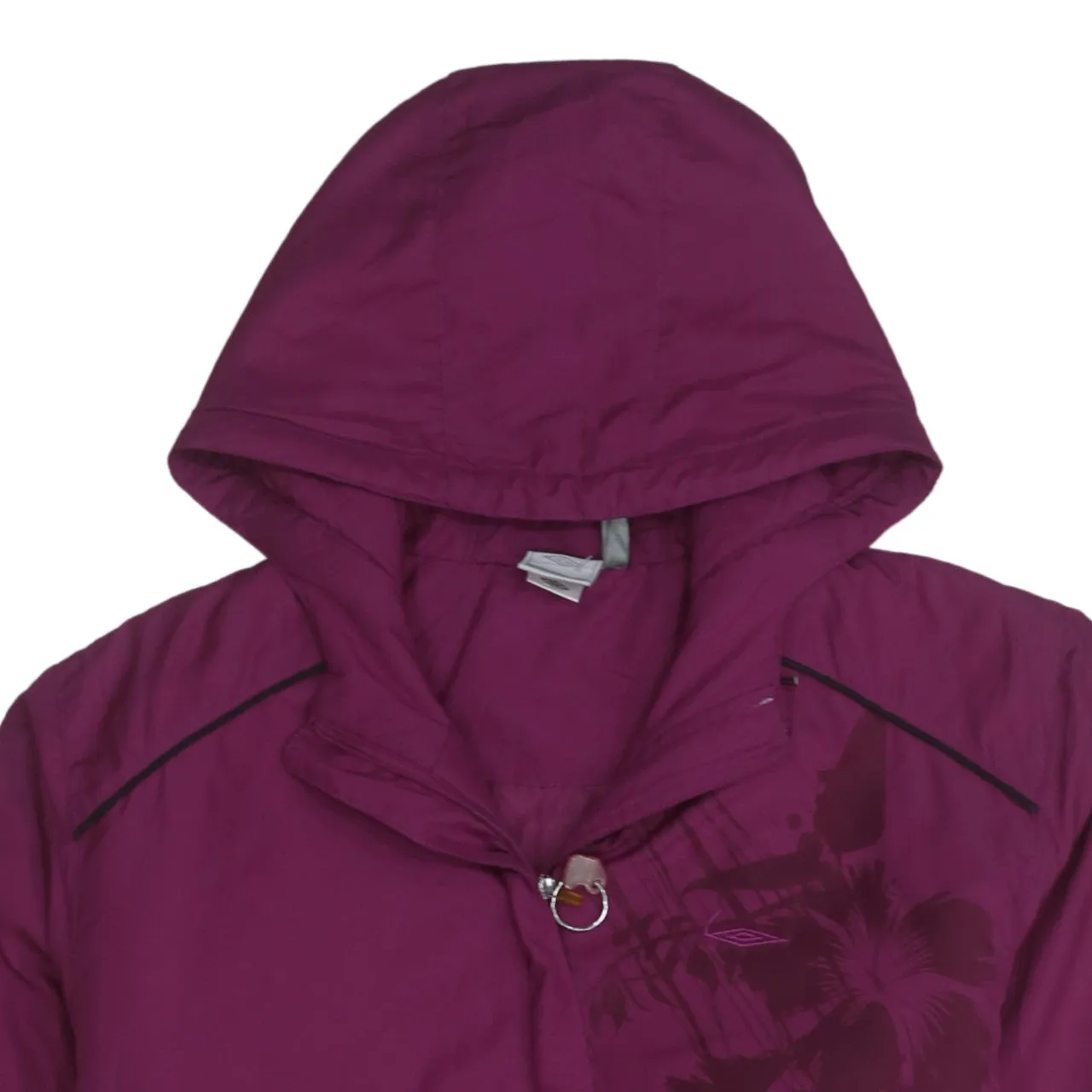 Umbro 90's Hooded Full Zip Up Windbreaker Large Pink sold by Vintage Club product image thumbnail 3
