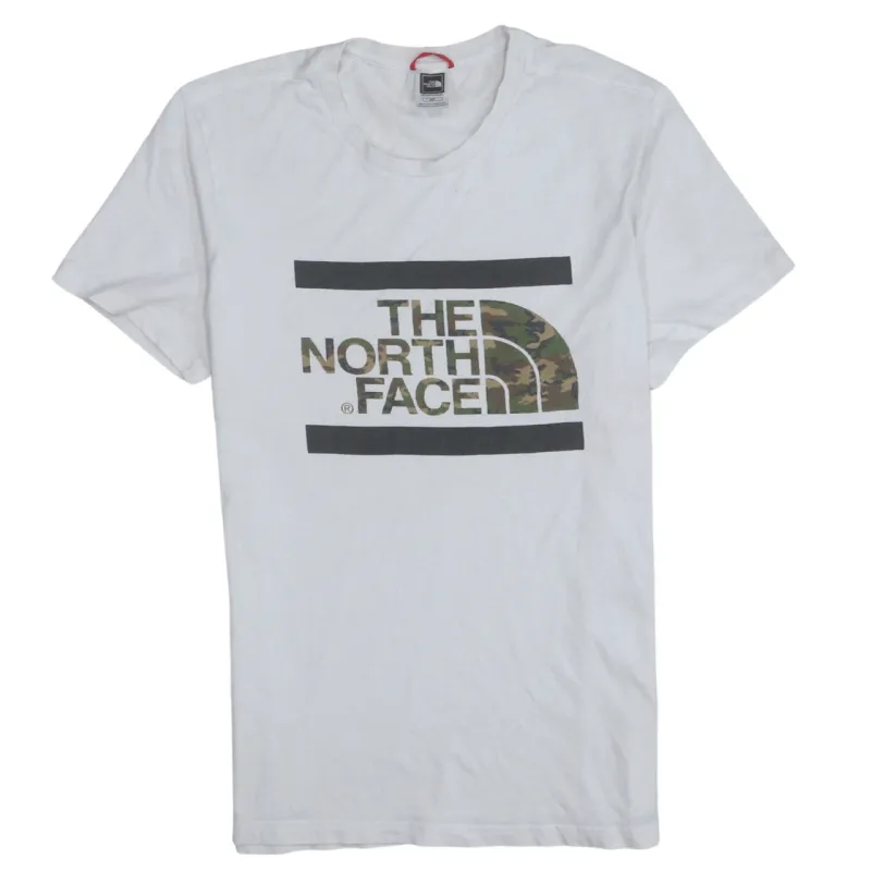 The North Face 90's Spellout Short Sleeves T Shirt Small White made by The North Face