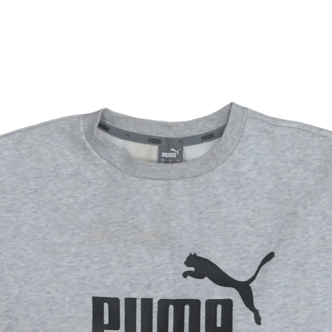 Puma 90's Spellout Crew Neck Sweatshirt Medium Grey sold by Vintage Club product image thumbnail 3
