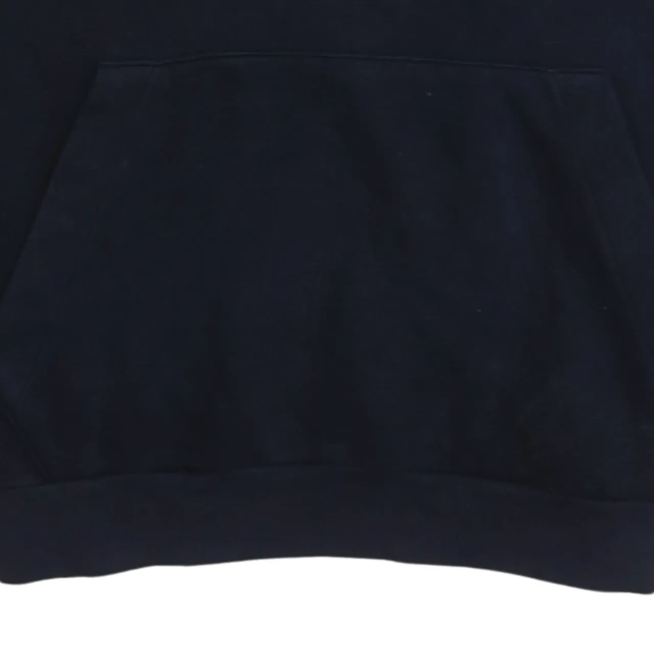 Adidas 90's Striped Sleeve Pullover Hoodie Medium Navy Blue sold by Vintage Club product image thumbnail 4