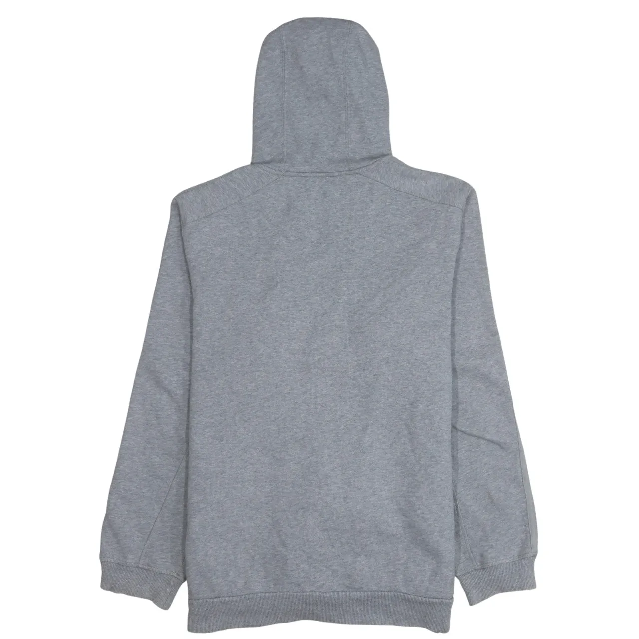 Adidas 90's Striped Sleeve Full Zip Up Hoodie Medium Grey sold by Vintage Club product image thumbnail 2