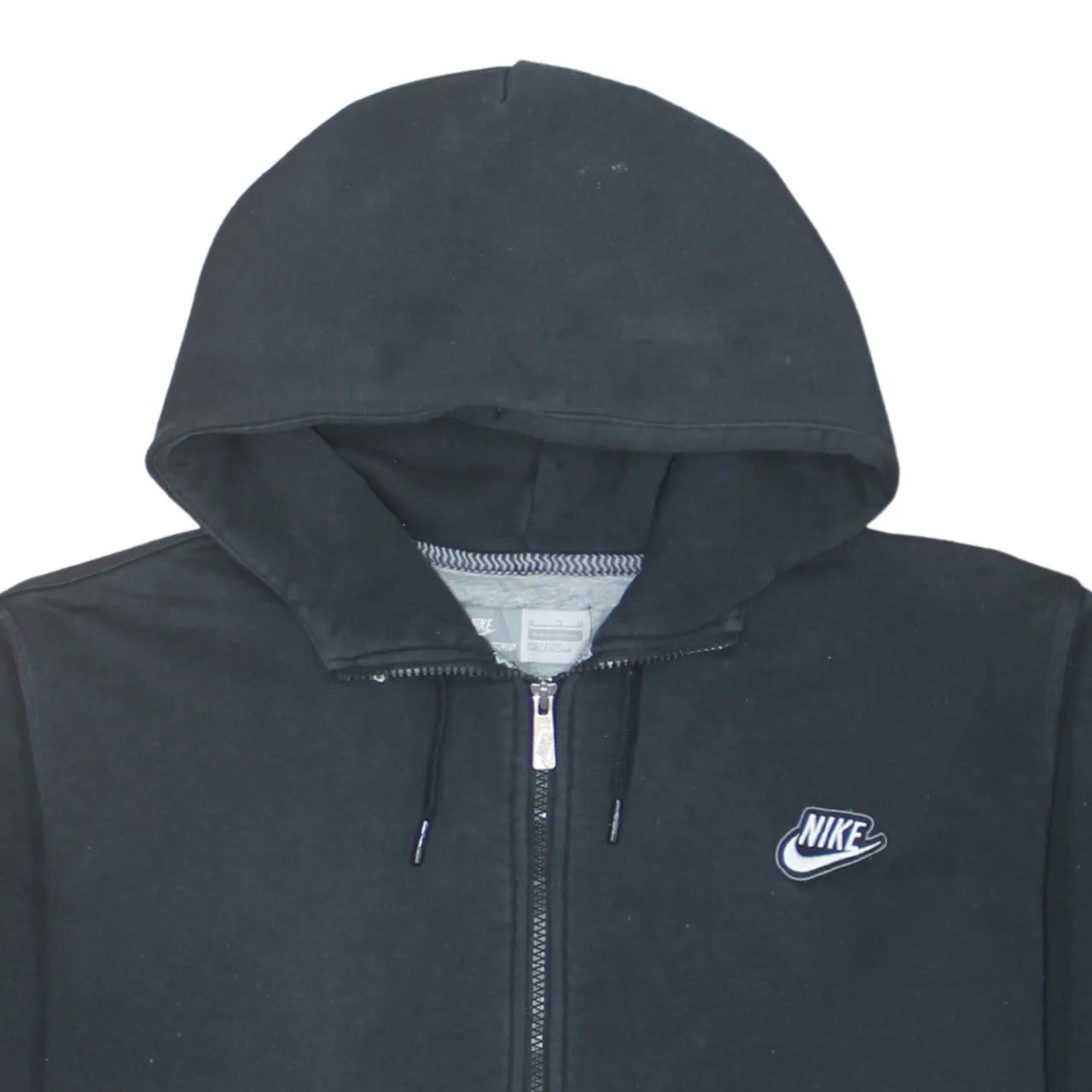 Nike 90's Swoosh Full Zip Up Hoodie XLarge Black sold by Vintage Club product image thumbnail 3