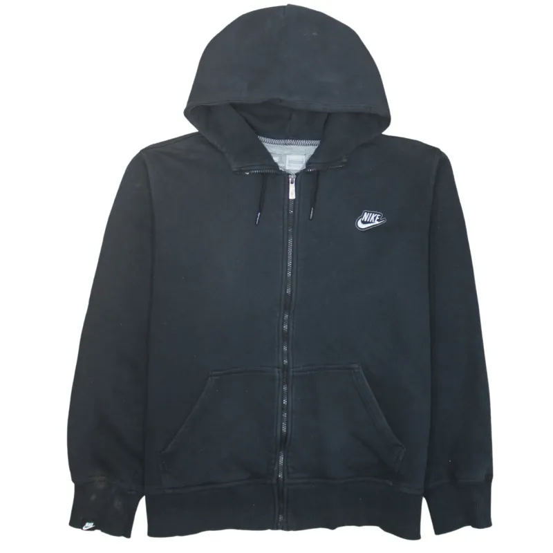 Nike 90's Swoosh Full Zip Up Hoodie XLarge Black sold by Vintage Club