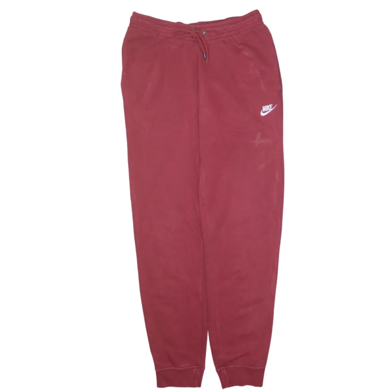 Nike 90's Swoosh Casual Joggers / Sweatpants Small Red sold by Vintage Club