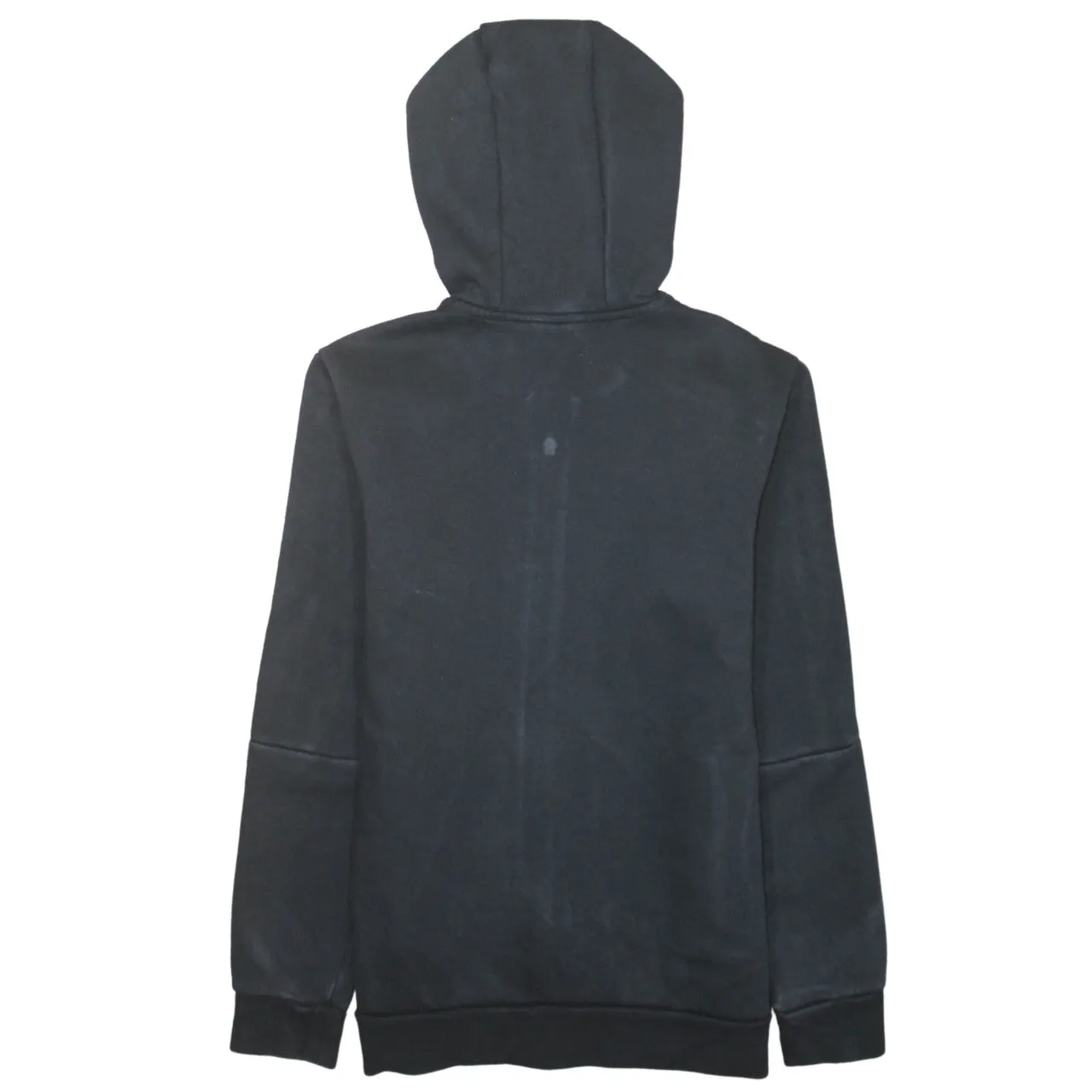 Adidas 90's Striped Sleeve Full Zip Up Hoodie Large Black sold by Vintage Club product image thumbnail 2