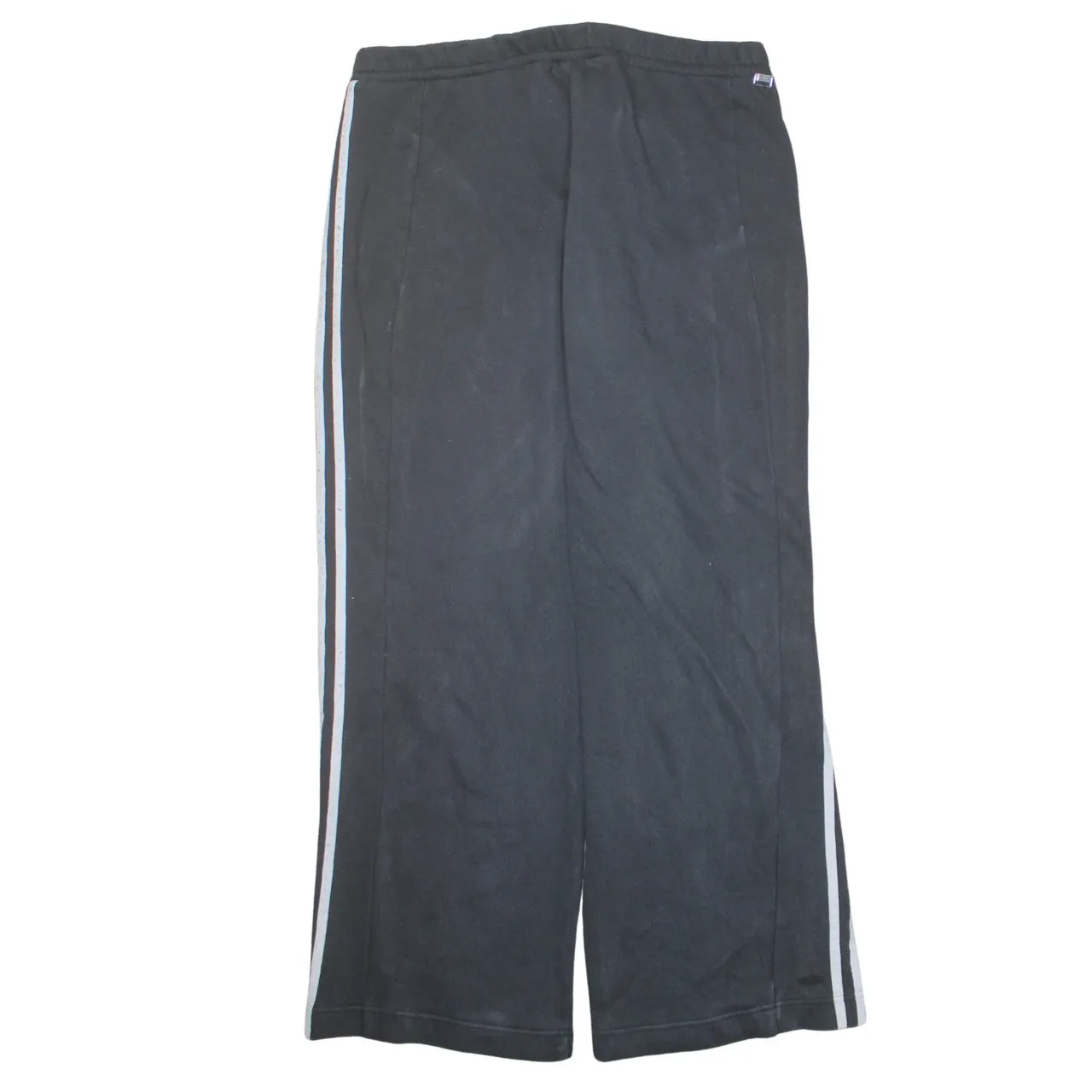 Adidas 90's 3 Stripes Straight Leg Baggy Trousers / Pants Large Black sold by Vintage Club product image thumbnail 2