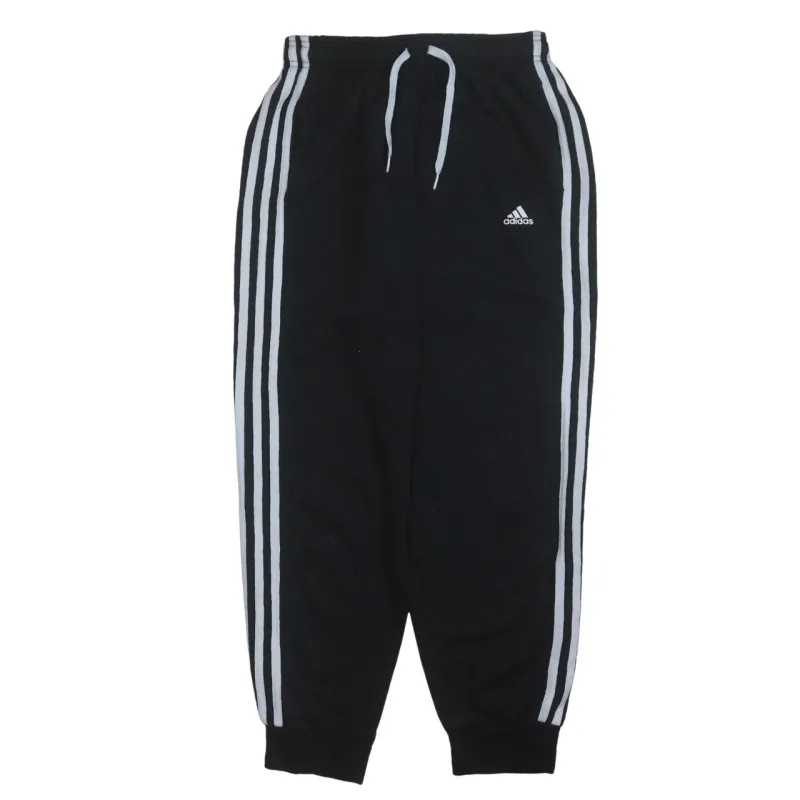 Adidas 90's 3 Stripes Casual Joggers / Sweatpants 36 Black sold by Vintage Club