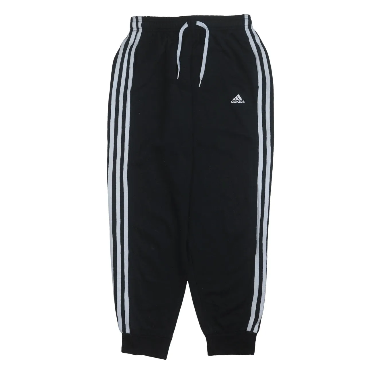 Adidas 90's 3 Stripes Casual Joggers / Sweatpants 36 Black sold by Vintage Club