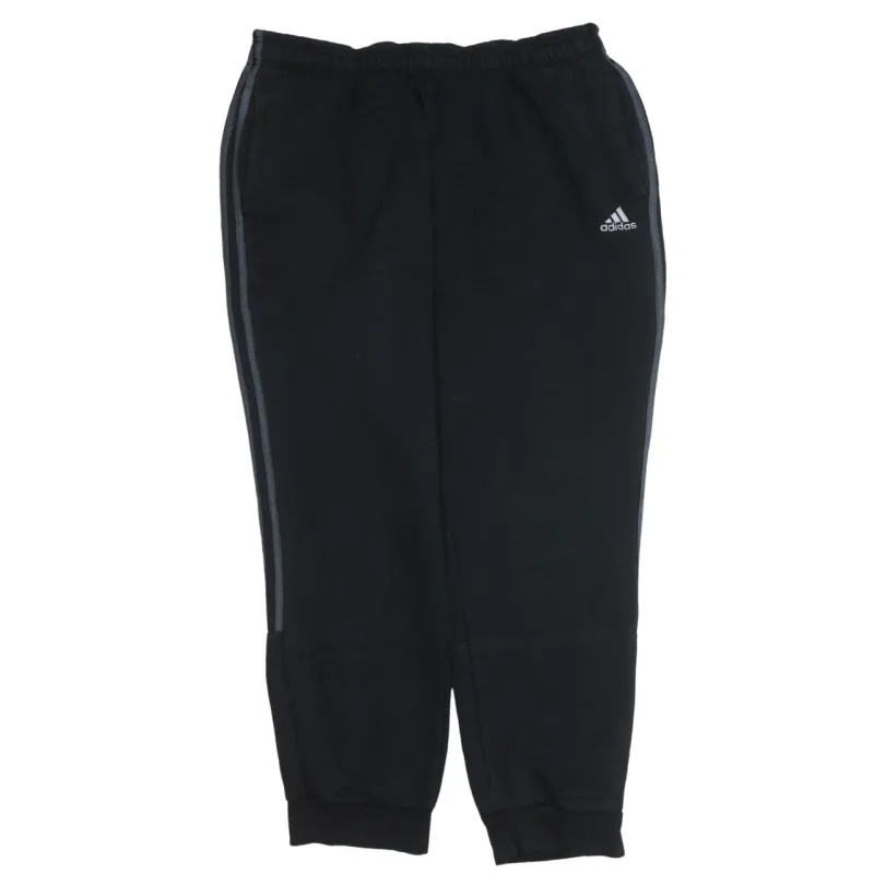 Adidas 90's Elasticated Waistband Drawstrings Casual Joggers / Sweatpants XLarge Black sold by Vintage Club