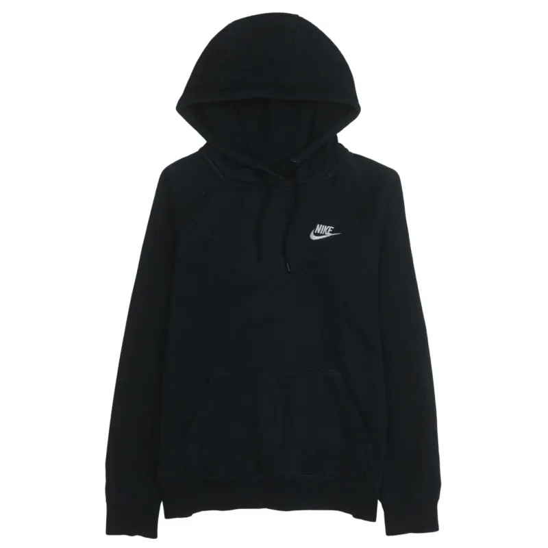Nike 90's Swoosh Pullover Hoodie Small Black sold by Vintage Club
