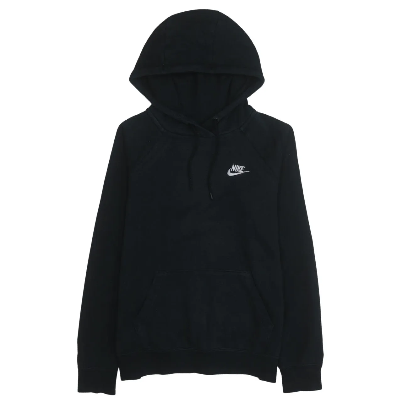Nike 90's Swoosh Pullover Hoodie Small Black sold by Vintage Club