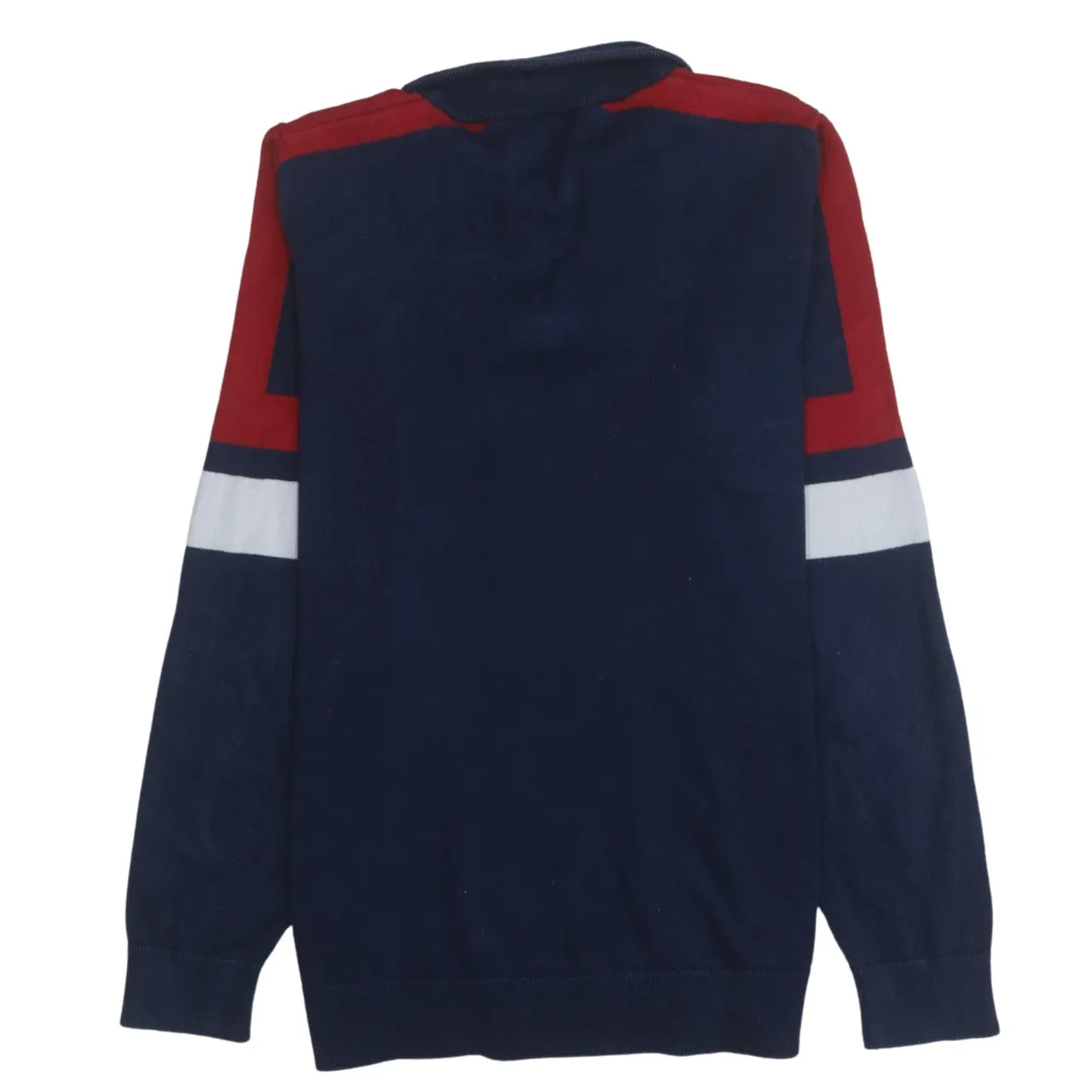 Fila 90's Lightweight Quarter Zip Sweatshirt Small Navy Blue sold by Vintage Club product image thumbnail 2