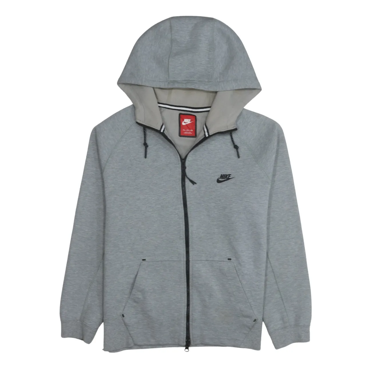 Nike 90's Swoosh Full Zip Up Hoodie XXLarge (2XL) Grey sold by Vintage Club