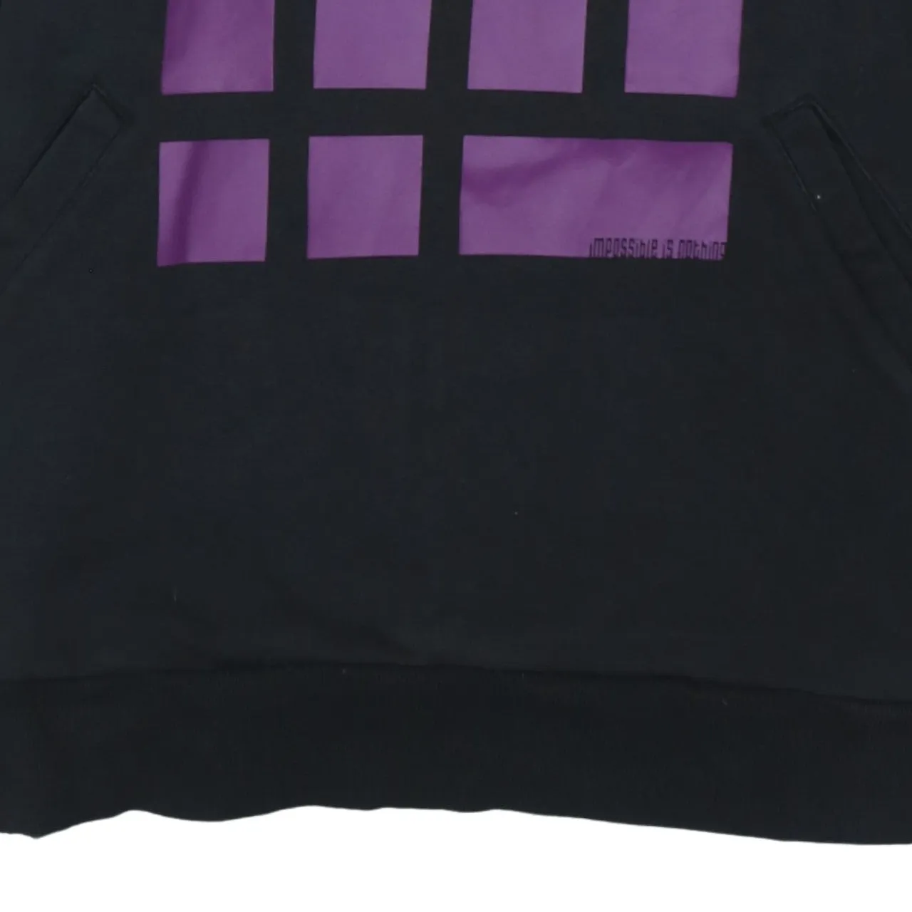 Adidas 90's Lightweight Pullover Hoodie Medium Black sold by Vintage Club product image thumbnail 4
