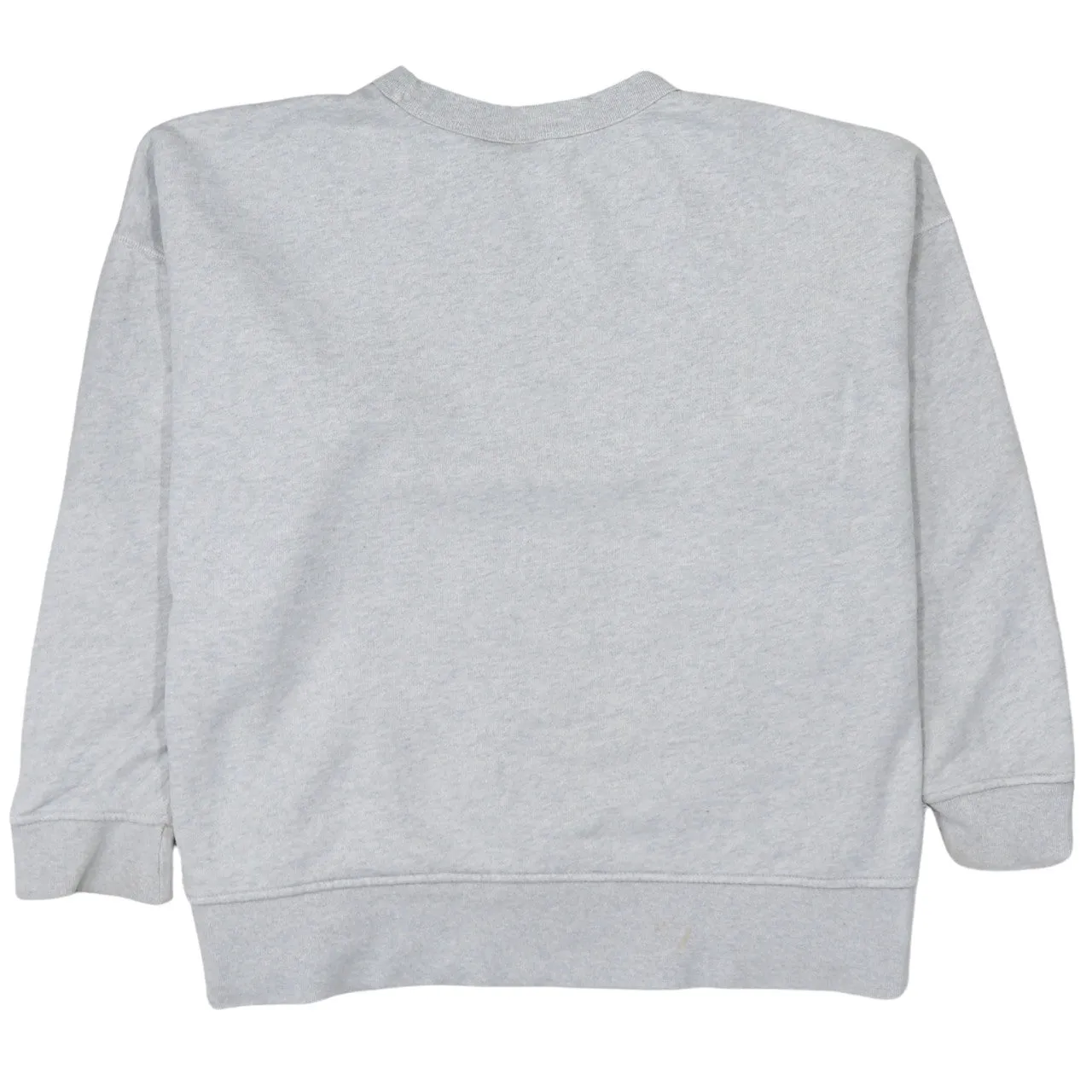 Adidas 90's 3 Stripes Cuff Crew Neck Sweatshirt Large Grey sold by Vintage Club product image thumbnail 2