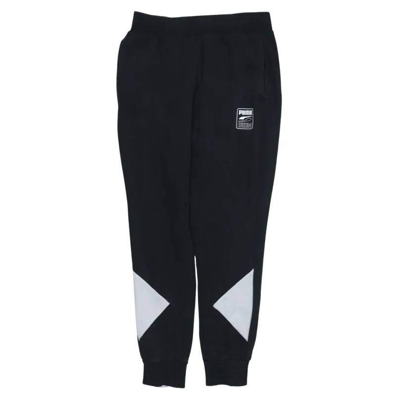 Puma 90's Rib Cuff Casual Joggers / Sweatpants Medium Black made by Puma