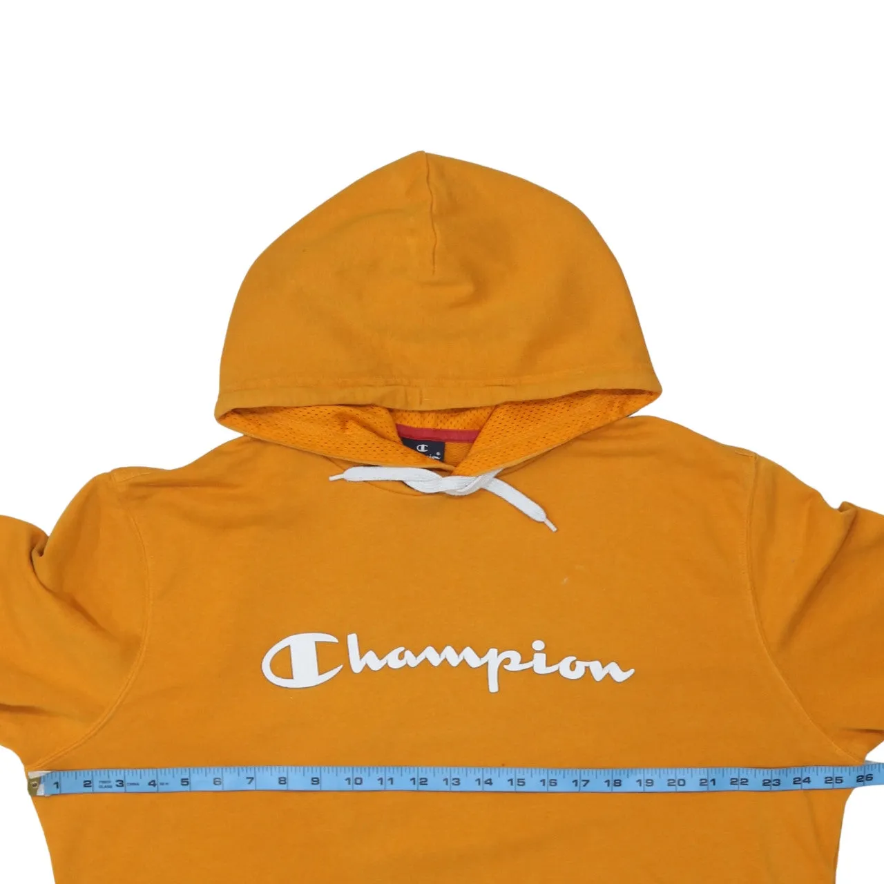 Champion 90's Spellout Pullover Hoodie XXLarge (2XL) Orange sold by Vintage Club product image thumbnail 5